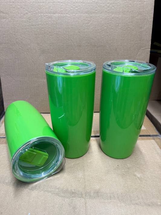 3X Green Coffee Mug Cup Flask 530 ML Leakproof Insulated Thermal Travel tumbler